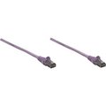 Intellinet Network Solutions 50 Ft Purple Cat6 Snagless Patch Cable 393188
